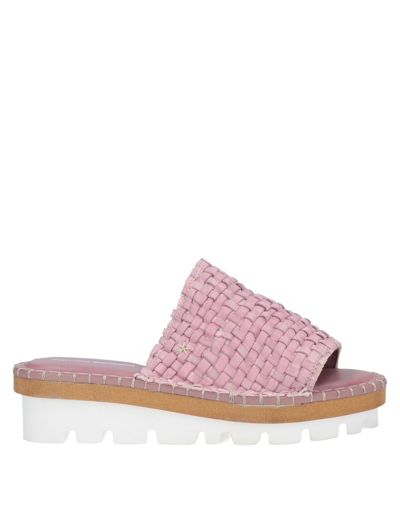 Shop Patrizia Bonfanti Woman Sandals Pink Size 8 Soft Leather