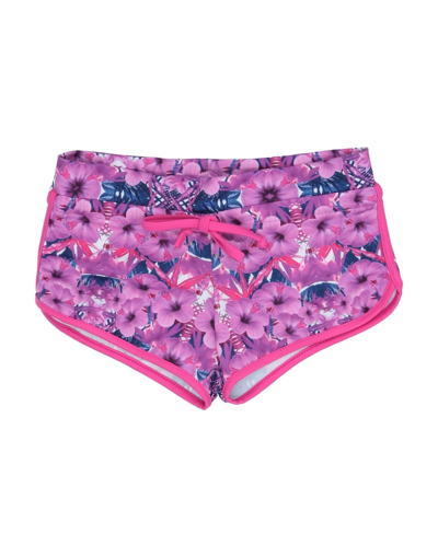 Shop Sundek Toddler Girl Beach Shorts And Pants Mauve Size 6 Polyester, Elastane In Purple