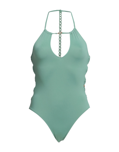 Shop Voi Sola One-piece Swimsuits In Green
