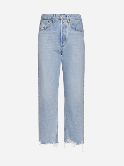 Shop Agolde 90's Crop Pant Jeans In Nerve