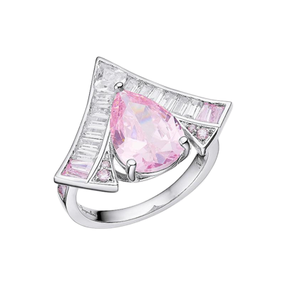 Shop Nana Jacqueline Gabriella Ring In Pink