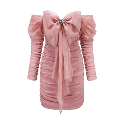 Shop Nana Jacqueline Viviana Dress (pink) (final Sale)