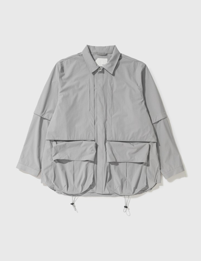 Shop Archival Reinvent Teflon® Arc_indux Shirt 01 In Grey