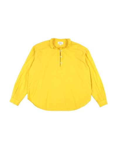 Shop Hartford Toddler Girl Top Ocher Size 6 Cotton In Yellow