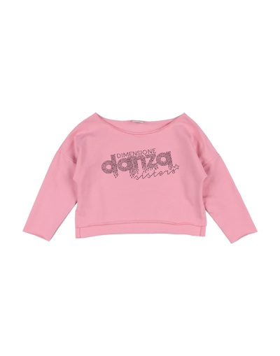 Shop Dimensione Danza Sweatshirt Infant Girl Toddler Girl Sweatshirt Pink Size 6 Cotton, Lycra