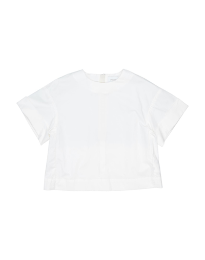 Shop Unlabel Toddler Girl Top Ivory Size 6 Cotton, Elastane In White