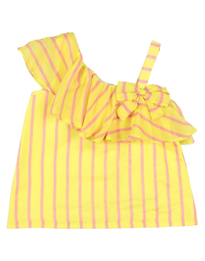 Shop Aletta Toddler Girl Top Yellow Size 4 Cotton, Silk