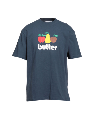 Shop Butter Goods Orchard Tee Man T-shirt Blue Size Xl Cotton