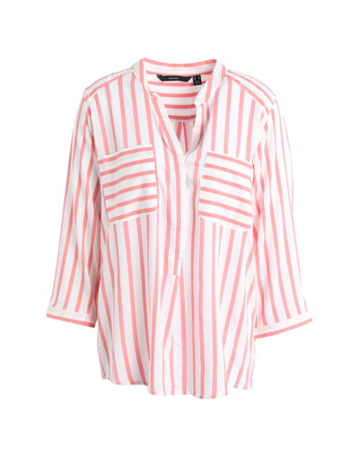 Shop Vero Moda Woman Shirt Pink Size M Viscose, Polyester