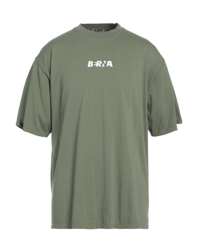 Shop Berna Man T-shirt Military Green Size 3 Organic Cotton