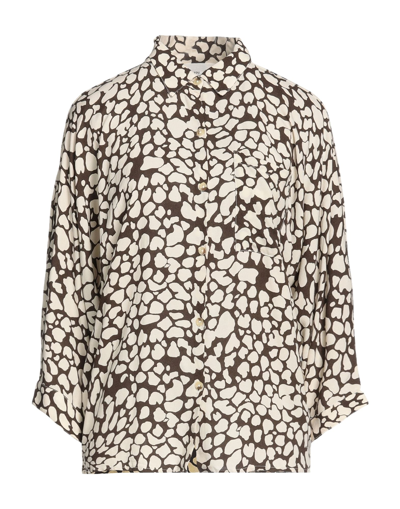 Shop Leon & Harper Woman Shirt Lead Size M Viscose In Grey