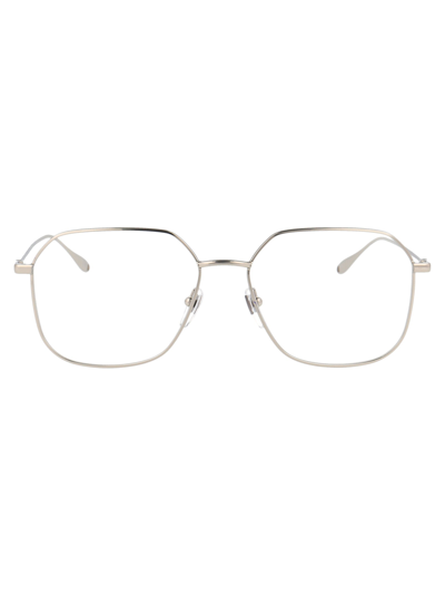 Shop Gucci Optical In 006 Silver Silver Transparent