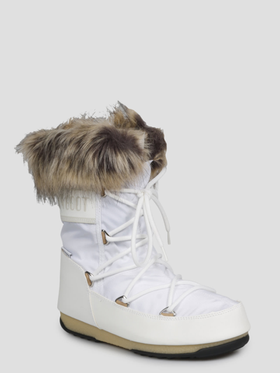 Shop Moon Boot Protecht Low Monaco Boots In White