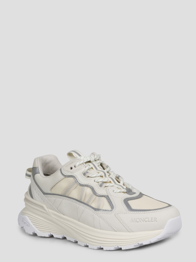 Shop Moncler Lite Runner Sneakers In White