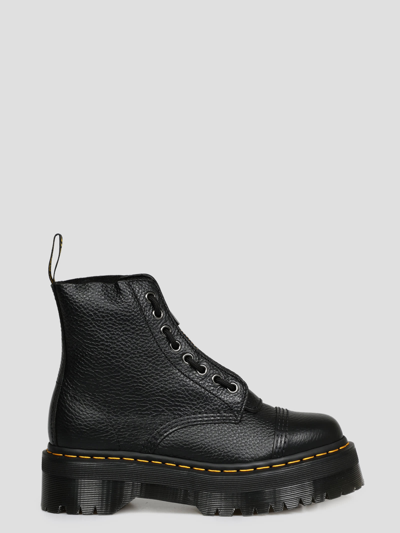 Shop Dr. Martens' Sinclair Combat Boots In Black