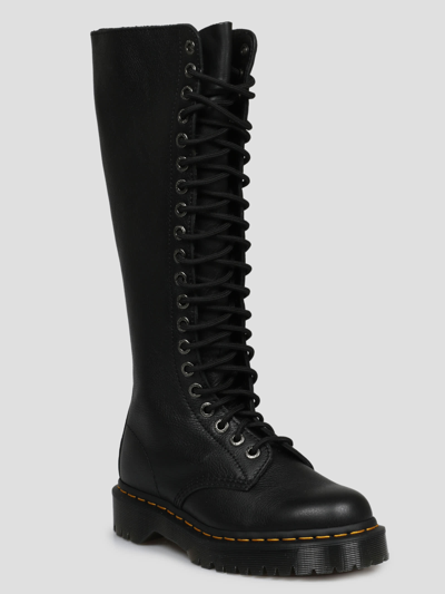 Dr. Martens Women's 1b60 Virginia Leather Knee High Boots In Black |  ModeSens