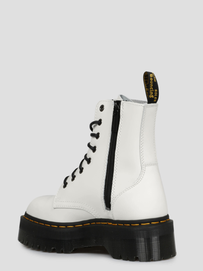 Shop Dr. Martens Jadon Combat Boots In White