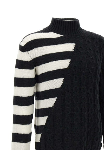 Shop Tagliatore Loris Wool Sweater In Black