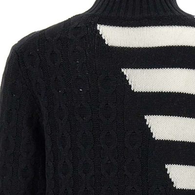 Shop Tagliatore Loris Wool Sweater In Black