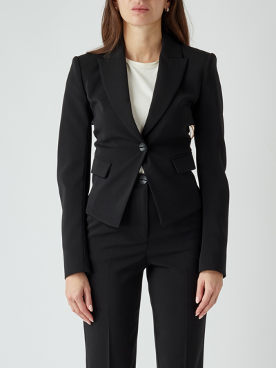 Shop Patrizia Pepe Jacket Jacket In Nero