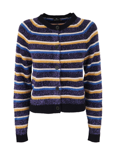 Ps By Paul Smith Womens Knitted Cardigan With Buttons
