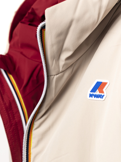 K-way Lily Thermo Plus Reversible Jacket In Red