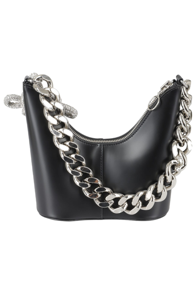 Shop Kara Knot And Chain Bean Bag In Black