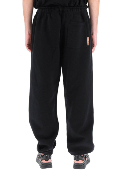 Shop Acne Studios Elasticated-waist Sweatpants In Black