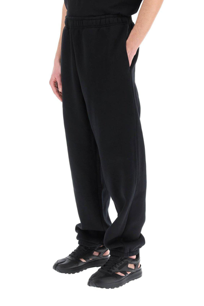 Shop Acne Studios Elasticated-waist Sweatpants In Black