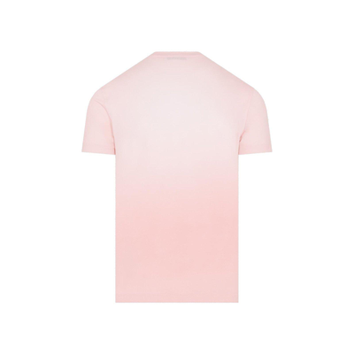 Shop Acne Studios Rose Printed Crewneck T-shirt In Acu Rose Pink