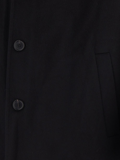 Shop Acne Studios Double Face Coat In 900 Black