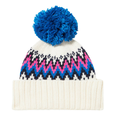 Mc2 Saint Barth Woman Beanie With Pompon In White