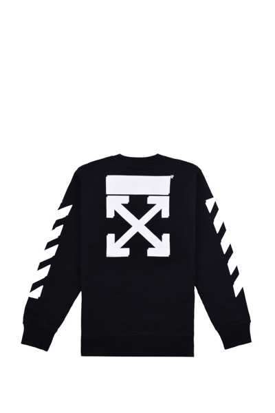 Off-white Cotton Sweatshirt In Back