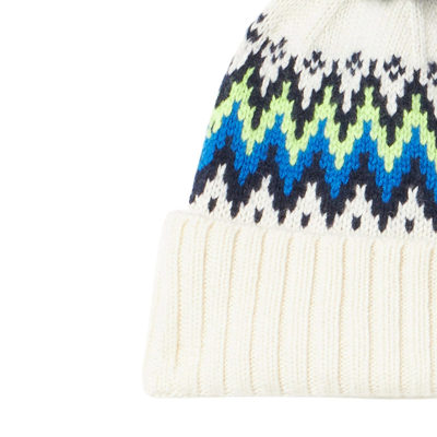 Mc2 Saint Barth Man Beanie With Icelandic Jacquard