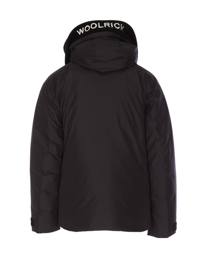 Shop Woolrich Pertex Mountain Jacket In Black