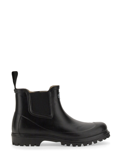 Superga Rubber Boot In Nero