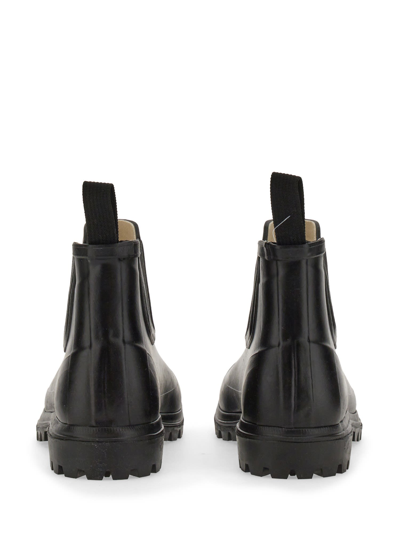 Superga Rubber Boot In Nero