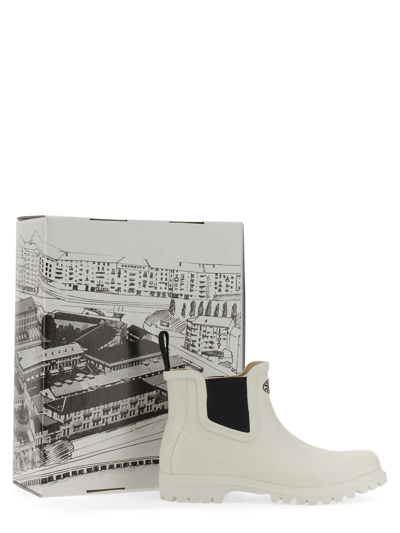 Shop Superga Rubber Boot In Bianco