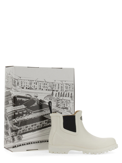 Superga Rubber Boot In Bianco