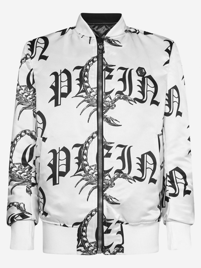Shop Philipp Plein Philippe Plein Jacket In White
