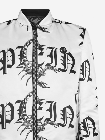 Shop Philipp Plein Philippe Plein Jacket In White