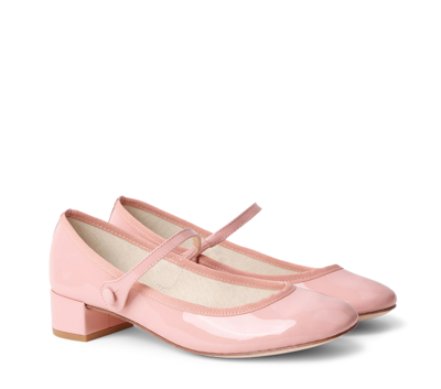 Shop Repetto Rose Mary Janes In Iconic Pink