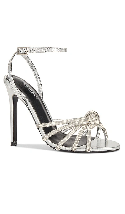 Shop Tony Bianco Kyla Sandal In Metallic Silver