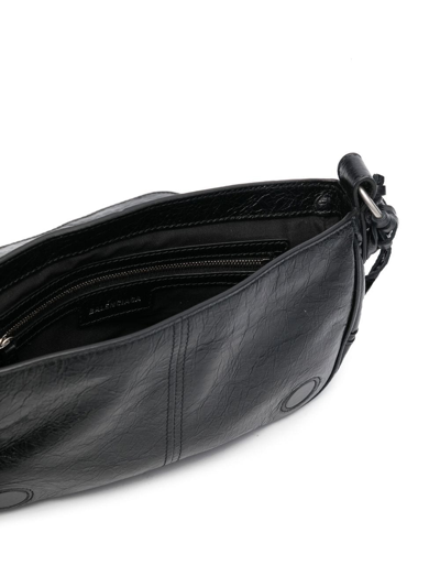 Shop Balenciaga Le Cagole Xs Messenger Bag In 黑色