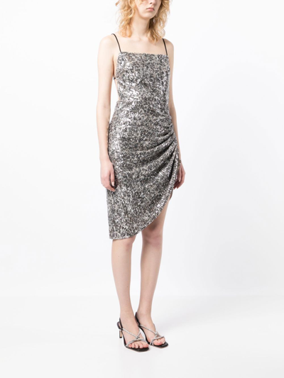 Shop In The Mood For Love Osbourne Sequin Dress In 银色
