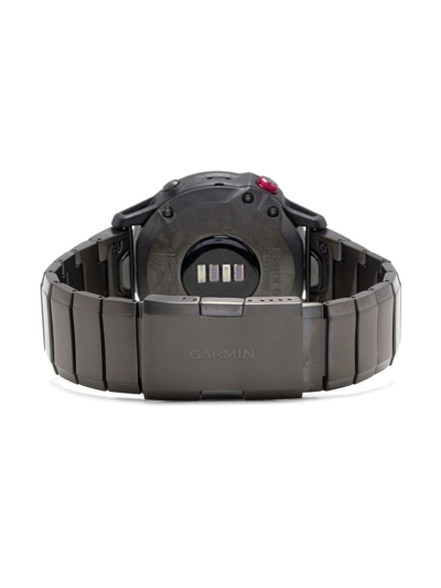 Shop Garmin Fenix 6 Solar Smartwatch In Black