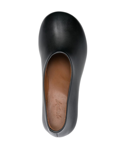 Shop Marsèll 50mm Leather Pumps In 黑色