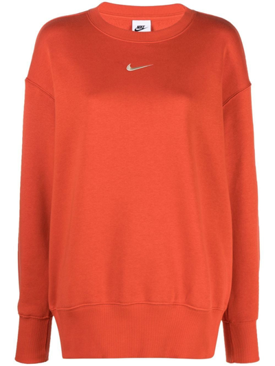 Nike Phoenix Oversized Fleece Sweatshirt Orange |