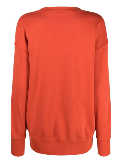 Shop Nike Phoenix Oversized Fleece Sweatshirt In 橘色
