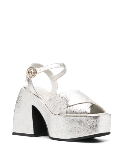 Nodaleto Bulla Joni Sandals In 金属色